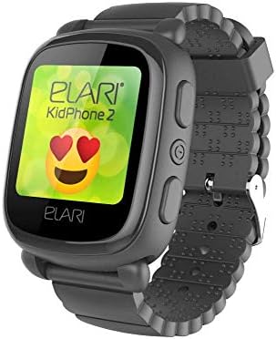 Elari KidPhone 2 Akıllı Saat, Siyah, TFT, 3,66 cm( 1,44 inç), GPS Mobil (Uydu), Mobil