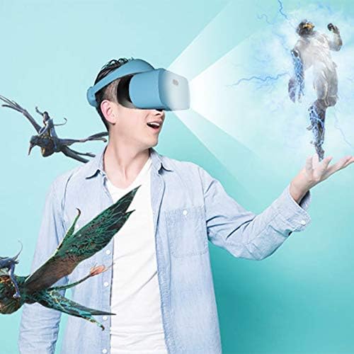 JYMENLİNG YANJİNGYJ VR Kulaklık,Gerçeklik Sanal Gözlük, 3D VR Gözlük,Hepsi bir arada VR Oyunları Kulaklık, Uyumlu iPhone / Android