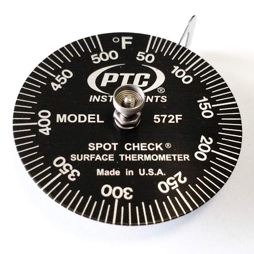 PTC 572F Doğrudan Temas Yüzeyi Termometresi 50 ° ila 500°F