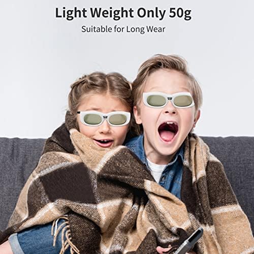 Çocuklar DLP Link 3D Gözlük, şarj Edilebilir Aktif Obtüratör çocuk 3D Gözlük Ev Sineması veya Tiyatro, Bilgisayar Oyun, BenQ,