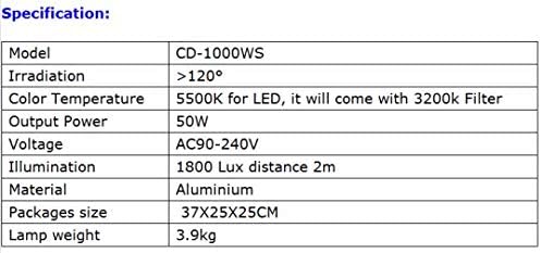 GOWE Bi-renk CD-1000WS LED spot ışık spot Video stüdyo aydınlatma 5500 k-3200 k