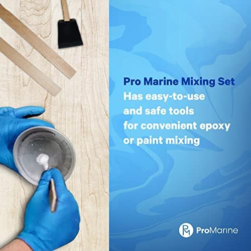 Pro Marine Epoksi Karıştırma Malzemeleri Paketi (2 Gal Karışım Seti) | Epoksi Reçine Kitleri için Komple Sarf Malzemeleri ve