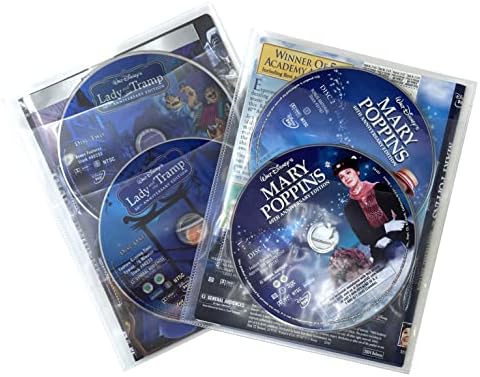 CheckOutStore Clear 2 Disk CPP Kılıfları ve DVD Kitapçığı-100 Kılıfları
