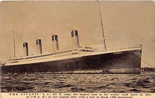 Beyaz Yıldız Hattı Vapur Titanik Gemi Gemiler Kartpostal Kartpostallar
