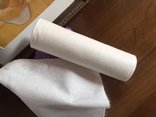 JCAMZ Bambu Kağıt Havlu, Yeniden Kullanılabilir Kağıt Havlu, %100 Bambu Elyaf Organik, Beyaz, 30×28cm, 2'li Paket