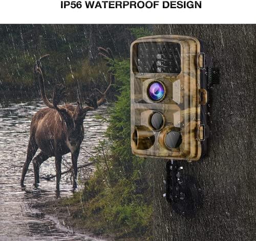 1080 P takip kamerası 16MP Oyun Kamera ile 3 Kızılötesi Sensörler Hareket Aktif Gece Görüş takip kamerası Su Geçirmez Yaban Hayatı