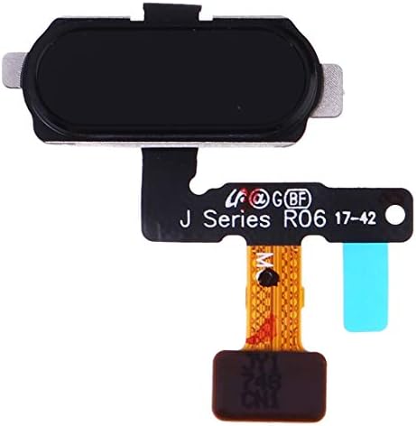 Parmak izi sensör esnek kablo için Galaxy J7 (2017) SM-J730F/DS SM-J730/DS Dayanıklı (Renk: Siyah)