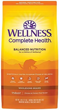 Wellness Sağlıklı Tahıllar, Doğal, Yetişkin, ABD'de Üretilen, Vitamin, Mineral ve Taurin Eklenmiş, Et yan Ürünleri, Yapay Tatlar