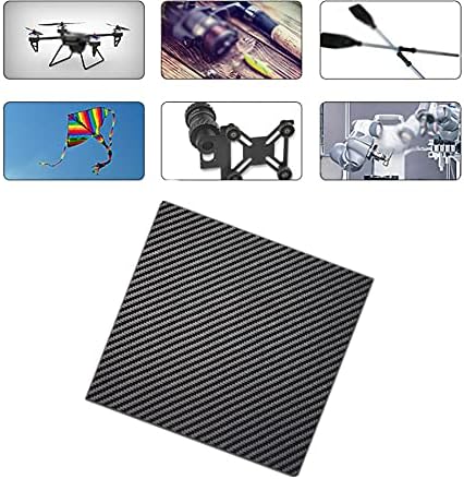 Karbon Fiber Levha Paneli Plaka Kurulu Dimi Mat RC Drone Quadcopter İHA için/Oyuncaklar, 50 cm / 19.7inx50 cm / 19. 7inx4mm