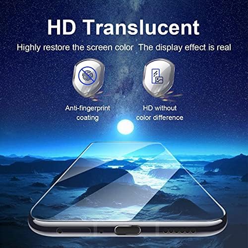 [3 + 3 Paket] Galaxy S20 FE Ekran Koruyucu ve Kamera Koruyucu için, [Destek Parmak İzi] Temperli Cam Ekran Koruyucu için Galaxy