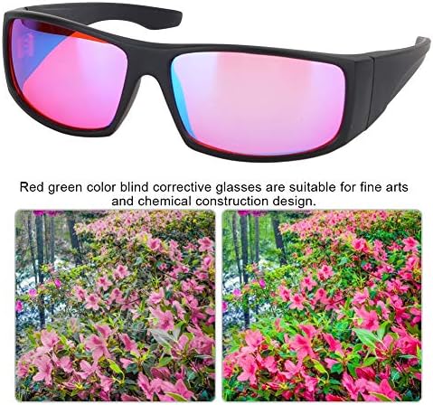 Soapow 1 Paket renk körü Düzeltici Gözlük açık Kırmızı Yeşil Körlük Zayıflık Görme Geliştirme Gözlük Erkekler Kadınlar için