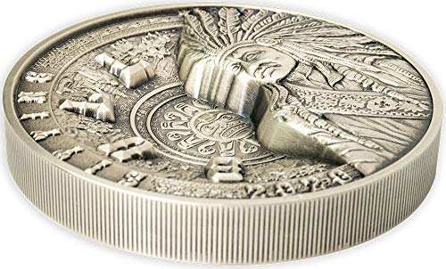 2020 DE Çok Katmanlı PowerCoin Oturan Boğa Canlanıyor Çok Katmanlı 1 Kg Kilo Gümüş Sikke 25 $ Samoa 2020 Antika Kaplama
