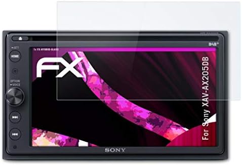 atFoliX Plastik Cam Koruyucu Film ile Uyumlu Sony XAV-AX205DB Cam Koruyucu, 9 H Hibrid-Cam FX Cam Ekran Koruyucu Plastik