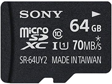 Sony 8GB Sınıf 10 UHS-1 Micro SDHC 70MB / s'ye kadar Hafıza Kartı (SR8UY2A / TQ)