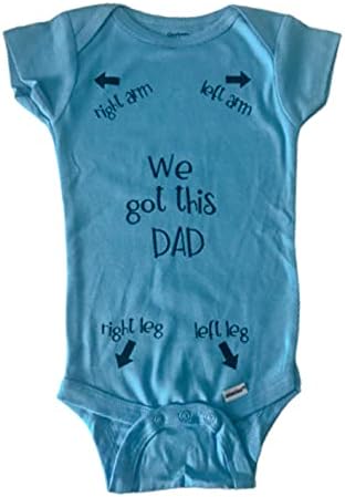 Yeni Baba Hediye Sevimli Bebek Bodysuit Komik Bebek Giysileri Baba Talimatları Bodysuit