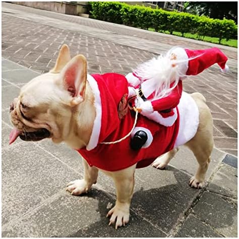 ZDSS Giyim ve Aksesuarları Noel Pet Malzemeleri Cosplay Santa Bağlar Noel Pet Giyim Köpek Aksesuarları Noel Pet Dekorasyon Pet