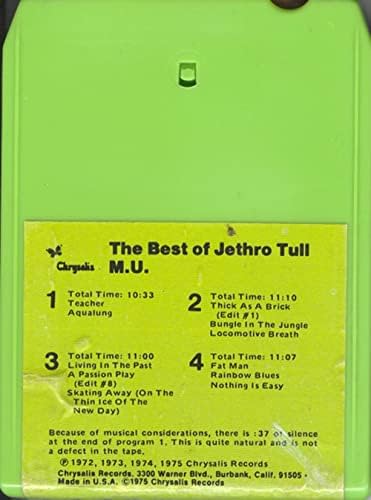 Jethro Tull: M. U. - Jethro Tull 8 Parça Kasetinin en iyisi