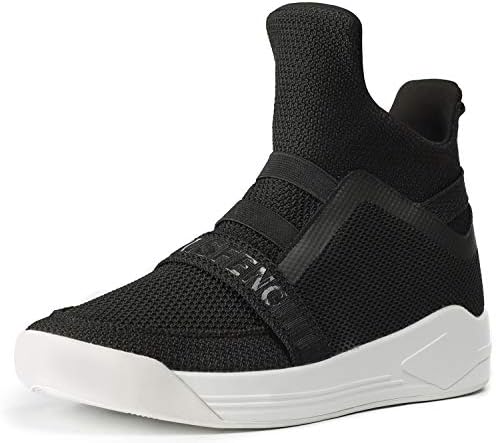 Soulsfeng Yüksek Üst Koşu Ayakkabıları Erkekler için Hafif Nefes Örgü Yürüyüş Atletik Sneakers