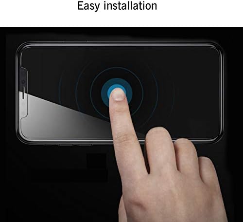HOMEMO gizlilik Ekran Koruyucu için Uyumlu iPhone 11 Pro Max / iPhone Xs Max 6.5 İnç 2 Paketi Anti Casus Temperli Cam
