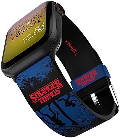 Stranger Things Smartwatch Band - Resmi Lisanslı, Her Boyutta ve Apple Watch Serisi ile Uyumlu (saat dahil değildir)