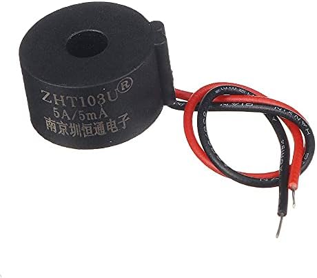 Elektronik Bileşenler AC 220 V 5A Akım Algılama Modülü akım trafosu koruma levhası akım trafosu Sensörü Modülü (Boyut: 5 V) (Boyut: