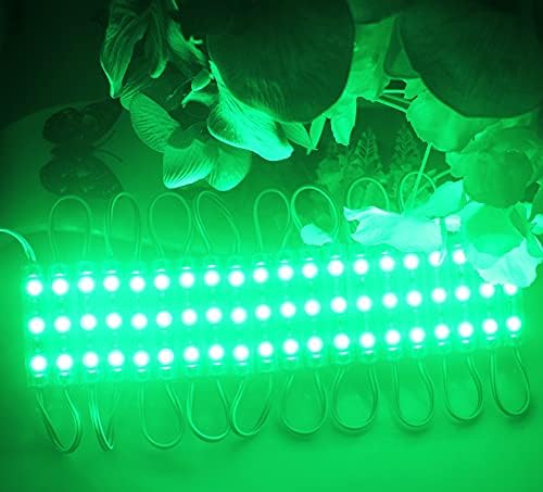 Rextın Süper parlak 200 pcs 3 LED modülü Yeşil 2835 SMD su geçirmez dekoratif ışık için mektup işareti reklam tabelaları ile