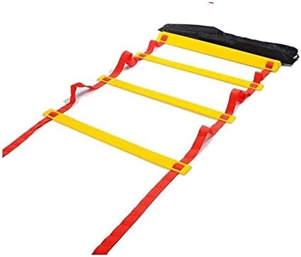 ZKWSJNGD Açık Spor Hız sekme Merdiven Çeviklik Hız Eğitim Futbol Eğitimi sekme Merdiven Halat 3 M / 5 M / 6 M / 7 M / 8 M / 10