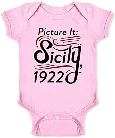 Pop Konuları Resim Bu Sicilya 1922 Televizyon Komik Retro 80 s Bebek Erkek Bebek Kız Bodysuit