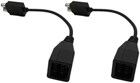 Unbrella Yeni 2 adet Siyah AC Güç Kaynağı Soketi Dönüştürücü Adaptör Kablosu Kablosu Microsoft Xbox 360 için Uyar, Microsoft