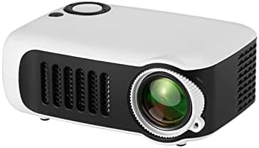 LMGKS Projektör A2000 Mini Taşınabilir cep telefonu projektörü Mini Projektör HD 1080P Ev Çocuk (Boyut: Beyaz ve Gri Kontrast)