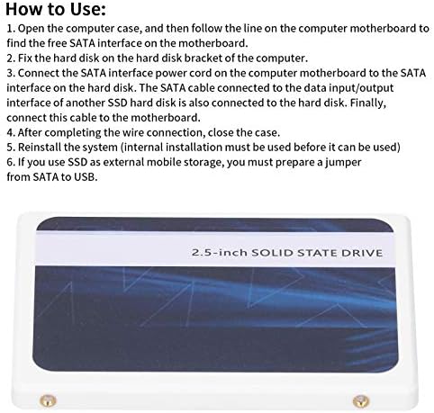 Sabit Disk, PC için 70-500M/S ile Küçük Boyutlu 2,5 inç Sabit Disk (8GB)