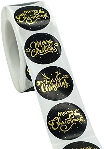 Yuxahiug Noel Çıkartmalar, 50-500 pcs Merry Christmas Tema Sızdırmazlık Sticker DIY Hediyeler Yayınlanmıştır Pişirme Dekorasyon