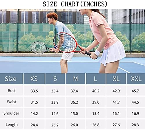 MoFiz kadın Tenis Gömlek Kolsuz Golf POLO Gömlek Spor Aktif T-Shirt Atletik Tee