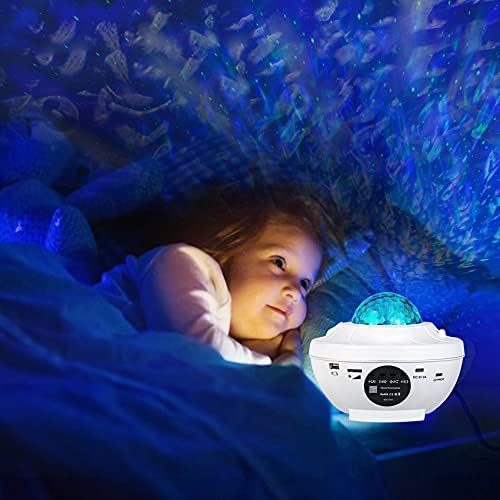Phyachelo yıldız projektör gece lambası nemlendirici hoparlör ile uzaktan kumanda gökyüzü ışık için bebek odası yatak odası parti