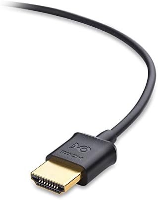 Kablo Önemlidir 2'li Paket Ultra İnce HDMI Kablosu 6 ft (Ultra İnce HDMI Kablosu) Ethernet ile 4K Nominal