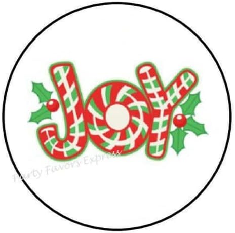 1.5 İnç Sevinç Noel Çıkartmaları-Noel Çıkartmaları-Çocuklar için Sevinç Çıkartmaları Zarf Mühürler Etiketleri-D AA61RK (30 Adet)