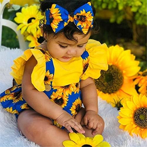 Yenidoğan Bebek Kız Leopar Romper Kıyafet Çarpıntı Kollu Tulum Bodysuit Kafa Bandı ıle Yaz Giysileri Set