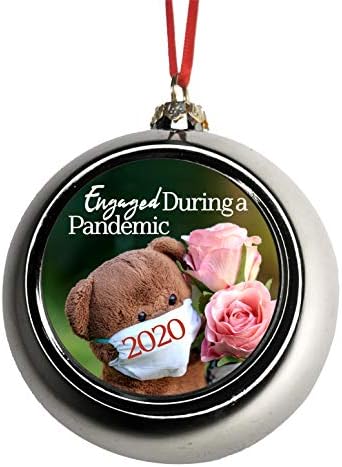 Pandemik 2020'de Nişanlandı,Karantina, Dekoratif Askı Süsleri, Ev Dekorasyonu Aksanları, Noel Kolye, Damla ve Süs Eşyaları, Sevimli