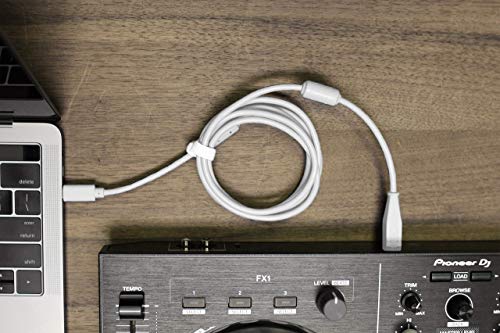 Chroma Kabloları: 56K Dirençli (Beyaz)Ses için Optimize Edilmiş USB-C'den USB-B'ye Kablo
