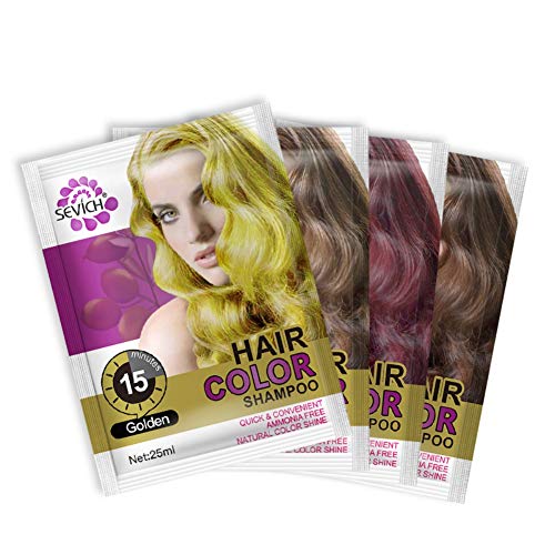 Saç Boyası Onkessy %100 Bitkiler Doğal Olarak Tahriş Edici Olmayan Saç Rengi Şampuanıdır(Monolitik)