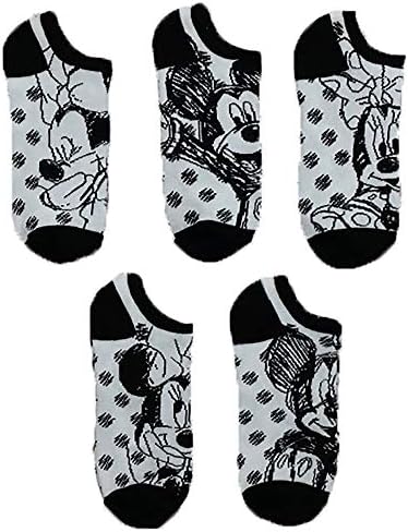 Disney Minnie Mouse Kadın 5 Paket No Show Çorap