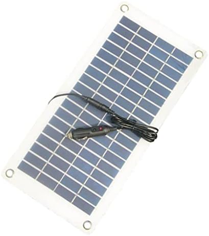 FAKEME 8.5 W / 12 V Güneş paneli pil şarj cihazı DC5521 Timsah Klipler Araç Çakmak Kabloları Yüksek Verimlilik Siyah Araba Kampçılar
