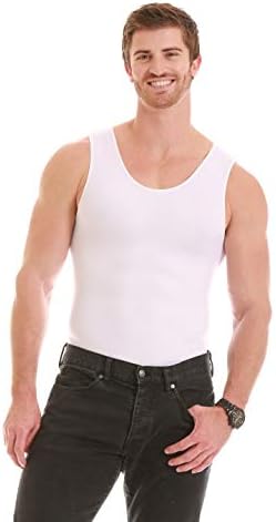 Insta Ince ISPRO Zayıflama Kas Tank Top Shapewear Sıkıştırma Gömlek Erkekler için (ABD'de yapılan)
