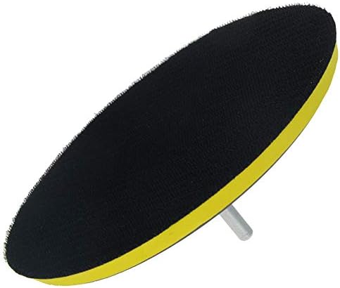 Yinpecly 7-İnç / 180mm cırt cırt destek pedi Zımpara Parlatma Destek Plakası için Rastgele Yörünge Sander Parlatıcı Tampon ile