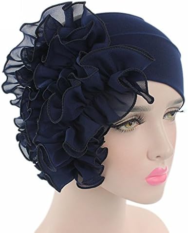 Küçük Hikayesi Kadın Şapka Ülke, Kadın Çiçek Kanser Kemo Şapka Bere Eşarp Türban Başkanı Wrap Cap Kafa Kadın Giyim