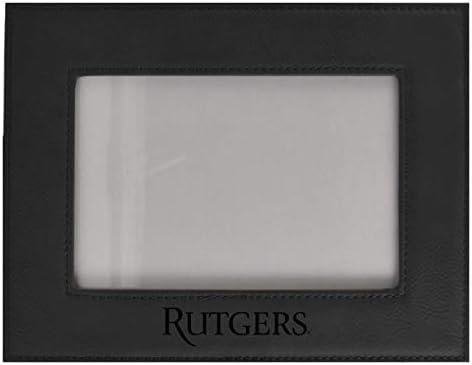 UXG, Inc. Rutgers Üniversitesi-Kadife Resim Çerçevesi 4x6 -Siyah