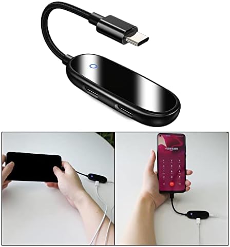 FAKEME 2-in-1 USB C Tip-C / 3.5 mm Ses Adaptörü Hi-Fi Ses Şarj Adaptörü Çok Fonksiyonlu Dayanıklı Geniş Uyumluluk Premium Malzeme
