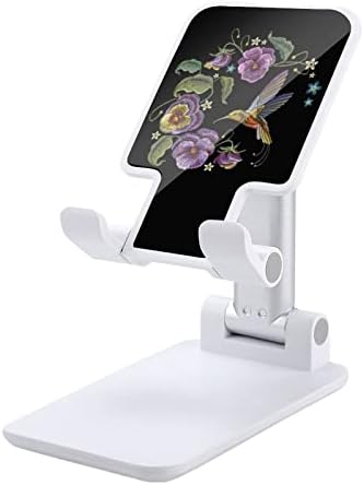 Çiçekler Sinek Kuşları Katlanabilir Cep telefonu Standı Ayarlanabilir Tablet tutucu Dağı Ev Ofis Masaüstü Pembe Tarzı