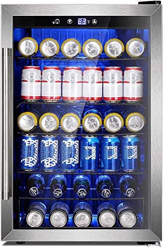 Antarktika Yıldız İçecek Buzdolabı Soğutucu-145 Soda Bira veya Şarap için Mini Buzdolabı Cam Kapı Olabilir Küçük İçecek Dispenseri