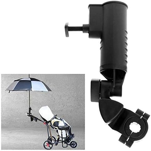 Şemsiye Tutucu Golf Arabası Standı Ayarlanabilir Dönebilen Topuzu Aksesuarları için Bisiklet Arabası Arabası Tekerlekli Sandalye